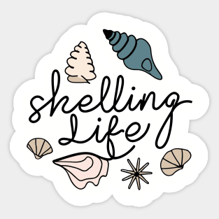 Shell Collector Beachcombers - Beachcombing Seashell Collecting Sticker